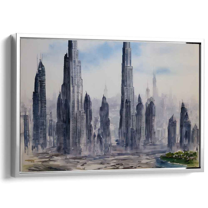 Skyward Marvels: Contemporary Urban Skyscraper Cityscape