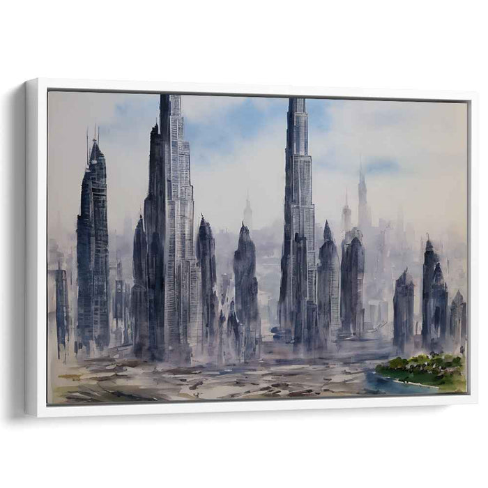 Skyward Marvels: Contemporary Urban Skyscraper Cityscape