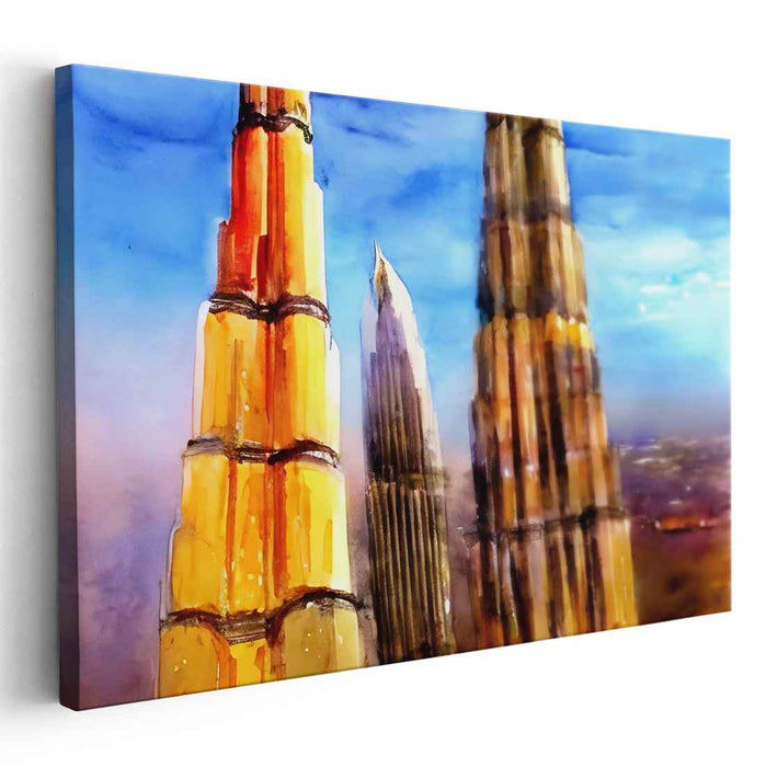 Watercolor Burj Khalifa #116