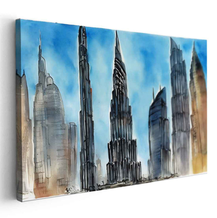 Watercolor Burj Khalifa #119