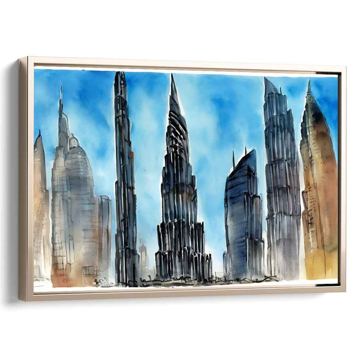 Watercolor Burj Khalifa #119