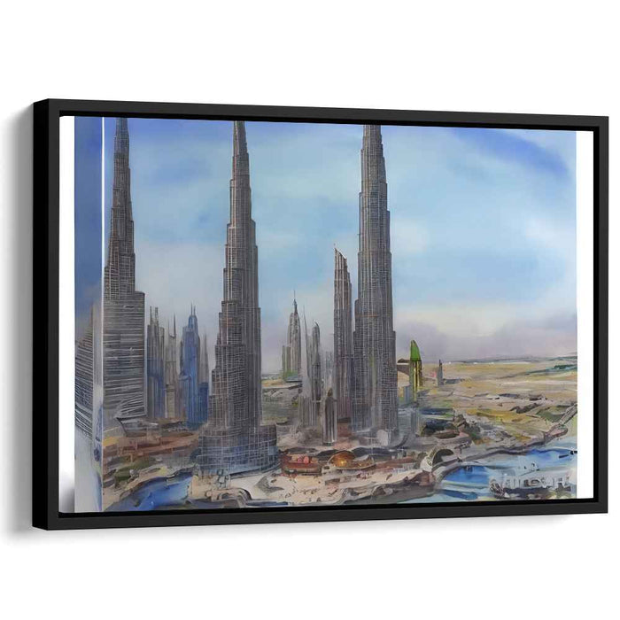 Watercolor Burj Khalifa #121