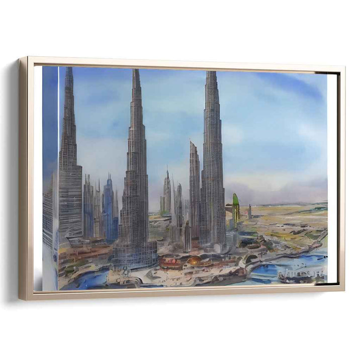 Watercolor Burj Khalifa #121