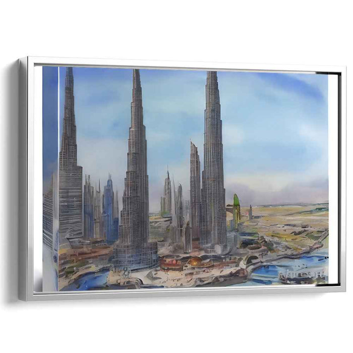 Watercolor Burj Khalifa #121