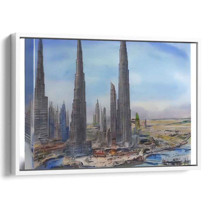 Watercolor Burj Khalifa #121