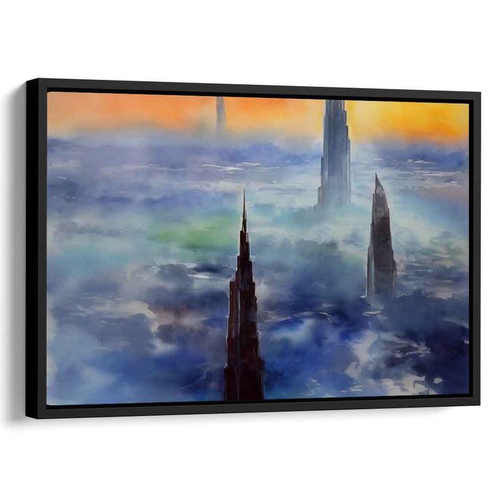 Misty Towers: A Futuristic Urban Dreamscape