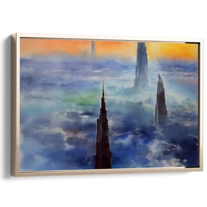 Misty Towers: A Futuristic Urban Dreamscape