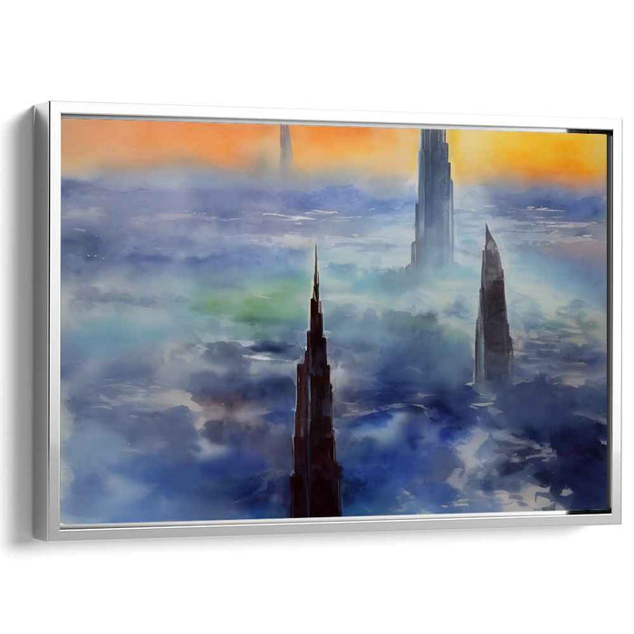 Misty Towers: A Futuristic Urban Dreamscape