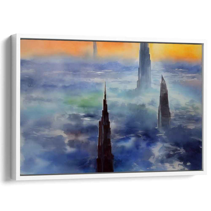 Misty Towers: A Futuristic Urban Dreamscape