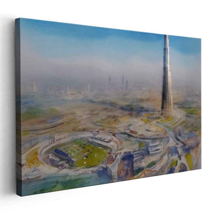 Watercolor Burj Khalifa #126