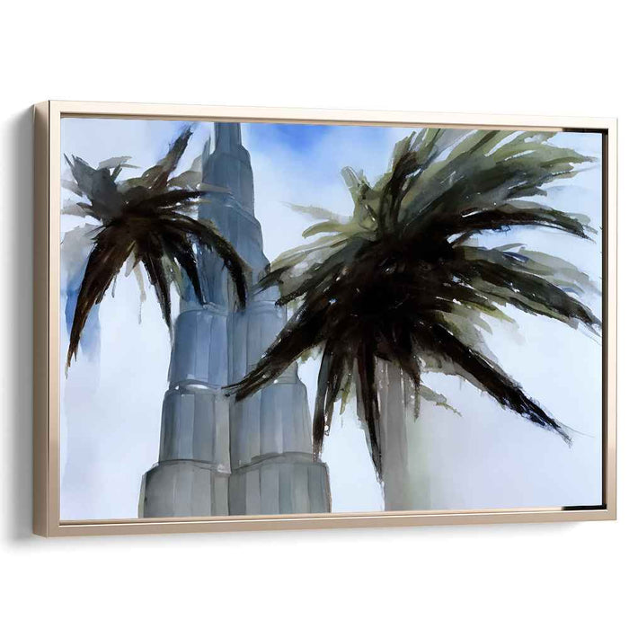 Watercolor Burj Khalifa #128