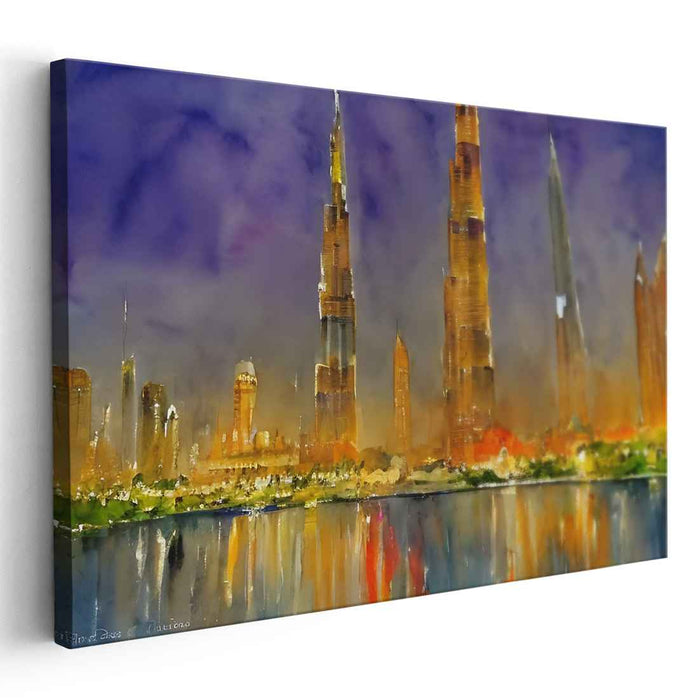Watercolor Burj Khalifa #132