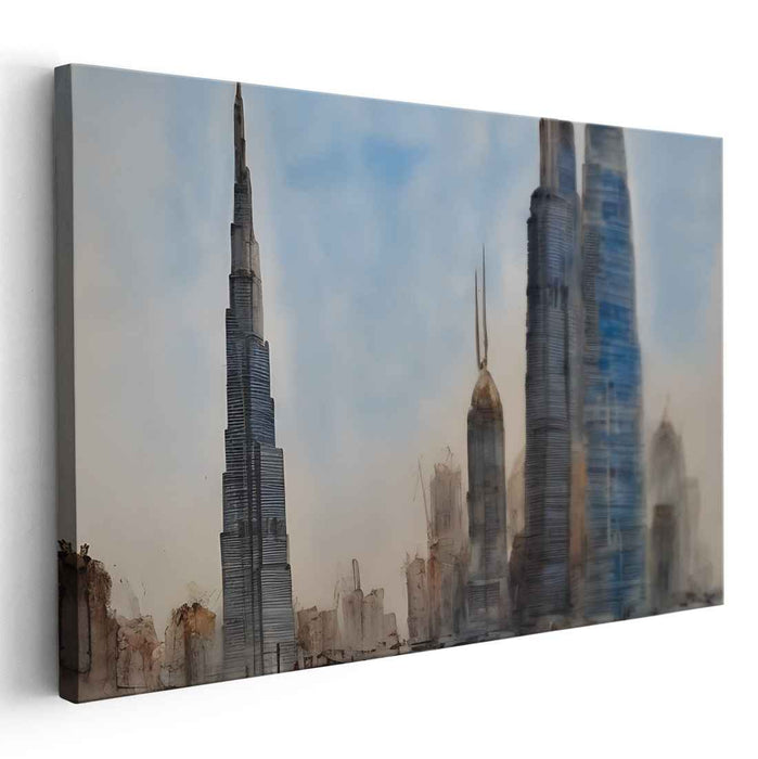 Watercolor Burj Khalifa #134