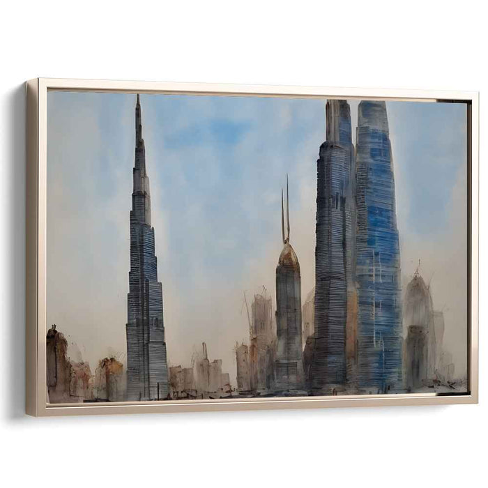 Watercolor Burj Khalifa #134