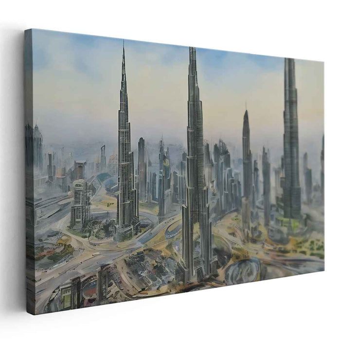 Watercolor Burj Khalifa #135