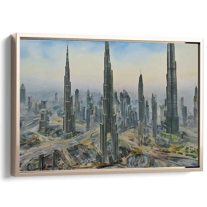 Watercolor Burj Khalifa #135