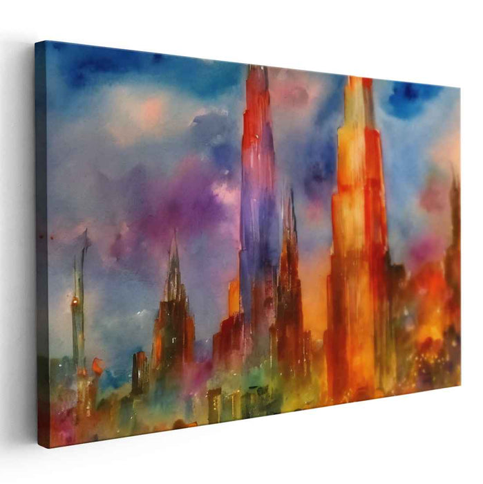 Watercolor Burj Khalifa #137