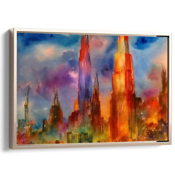 Watercolor Burj Khalifa #137