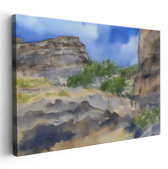 Watercolor Carlsbad Caverns #123