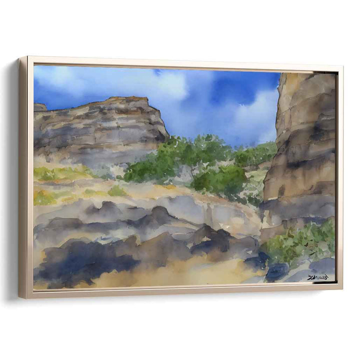 Watercolor Carlsbad Caverns #123