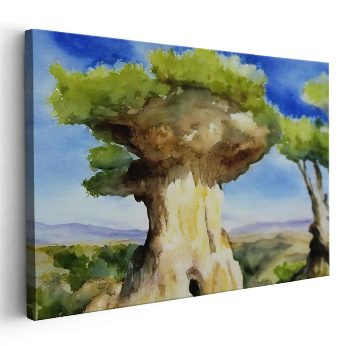 Watercolor Carlsbad Caverns #130