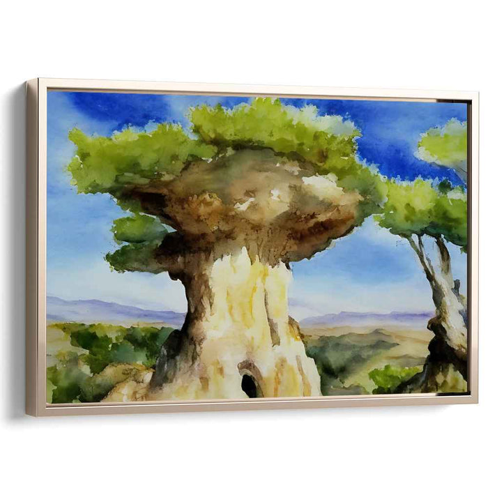 Watercolor Carlsbad Caverns #130