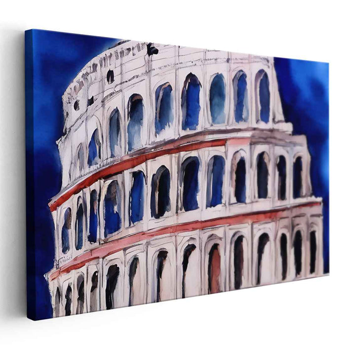 Watercolor Colosseum #104