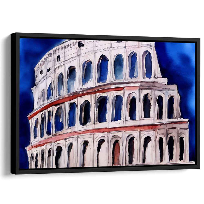 Watercolor Colosseum #104