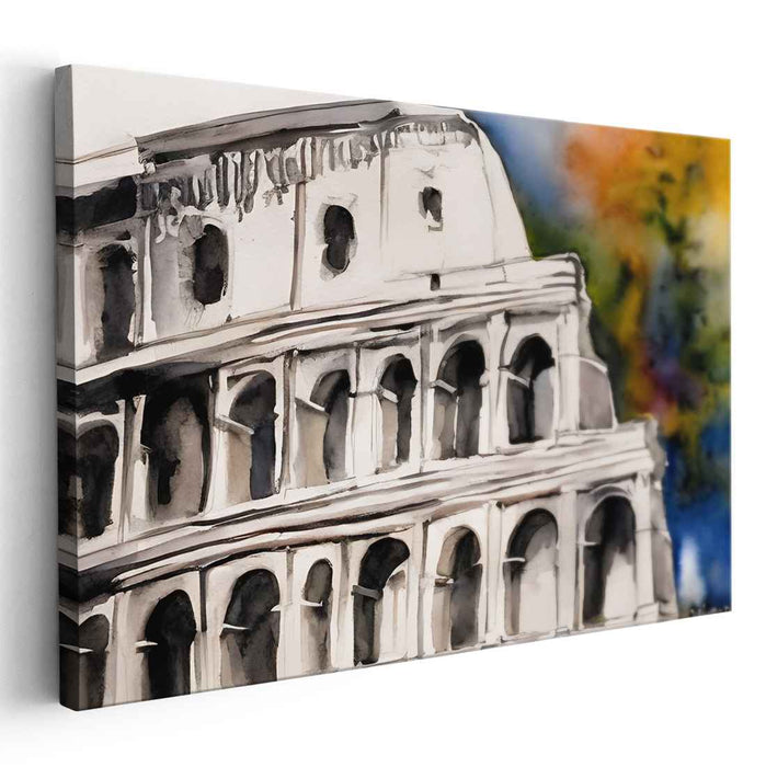 Watercolor Colosseum #119