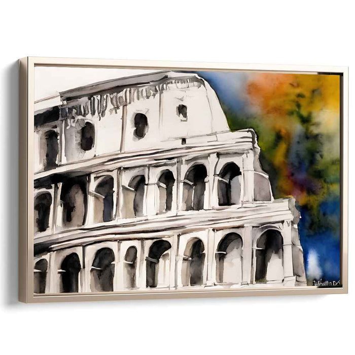 Watercolor Colosseum #119