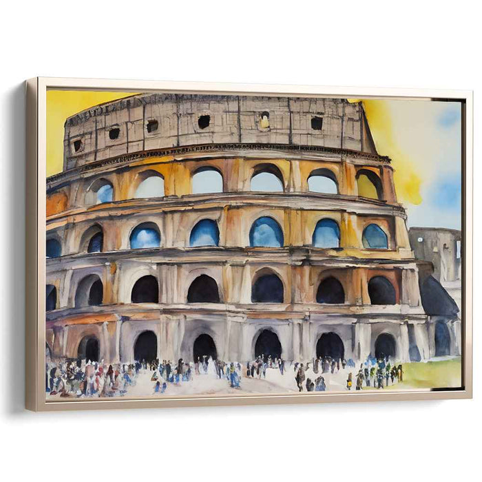 Watercolor Colosseum #123
