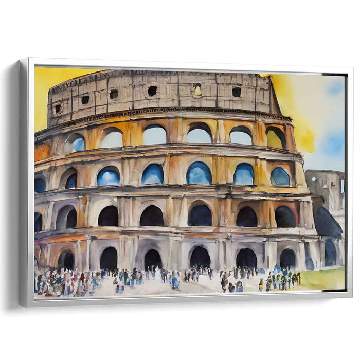 Watercolor Colosseum #123
