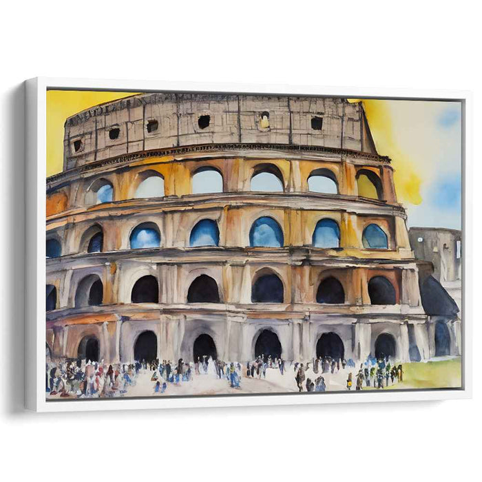 Watercolor Colosseum #123
