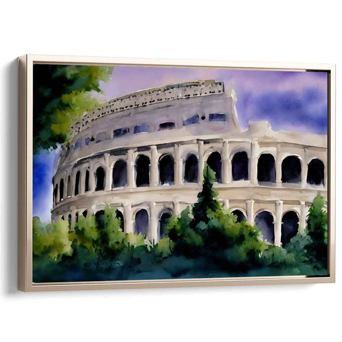 Watercolor Evening Serenity: Watercolor Evening Serenity