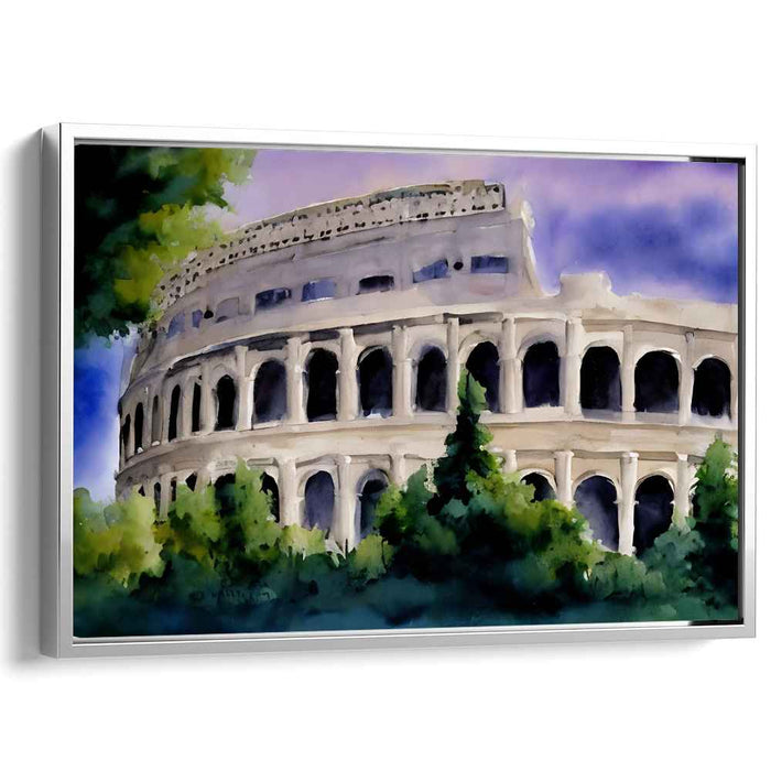 Watercolor Evening Serenity: Watercolor Evening Serenity