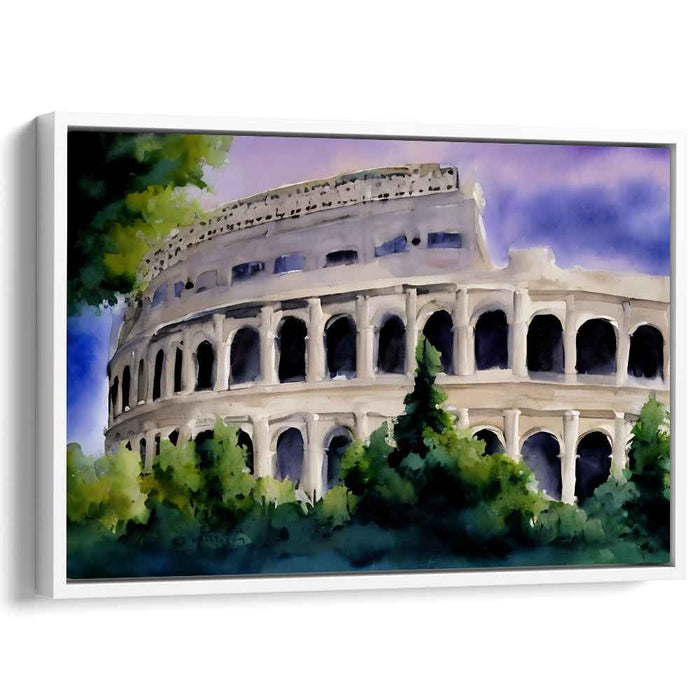 Watercolor Evening Serenity: Watercolor Evening Serenity