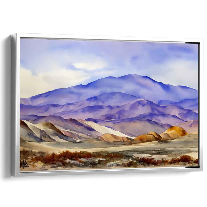 Tranquil Aquarelle Views: Serene Watercolor Landscape Canvas Art