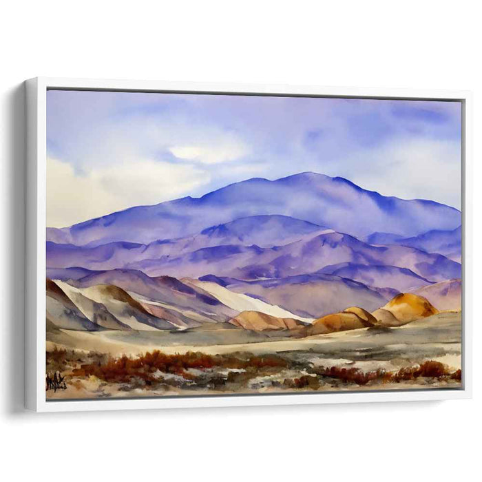 Tranquil Aquarelle Views: Serene Watercolor Landscape Canvas Art