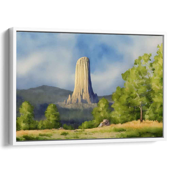 Watercolor Devils Tower #102