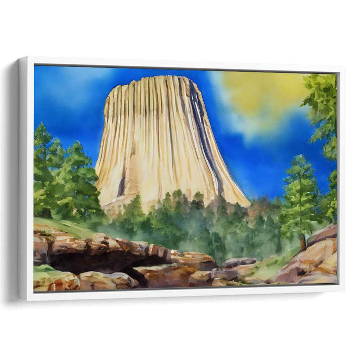 Watercolor Devils Tower #106