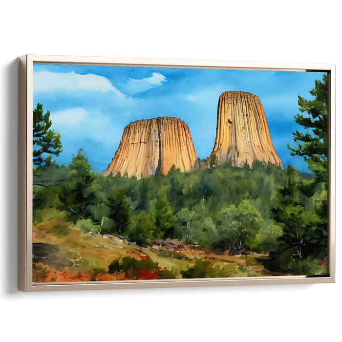 Watercolor Devils Tower #108