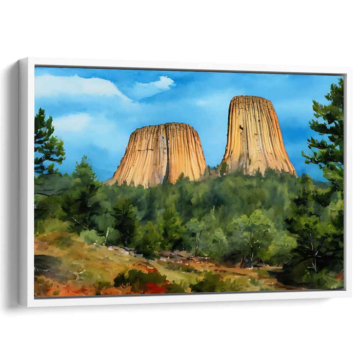 Watercolor Devils Tower #108