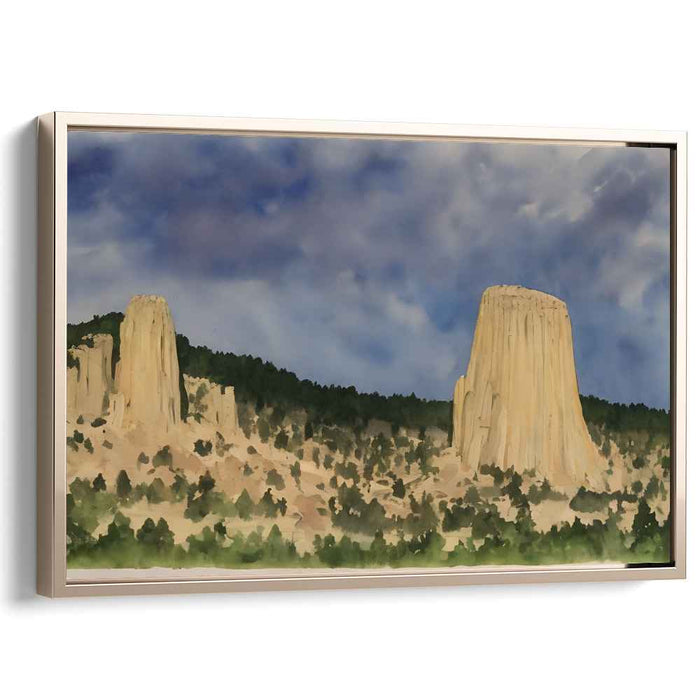 Watercolor Devils Tower #110