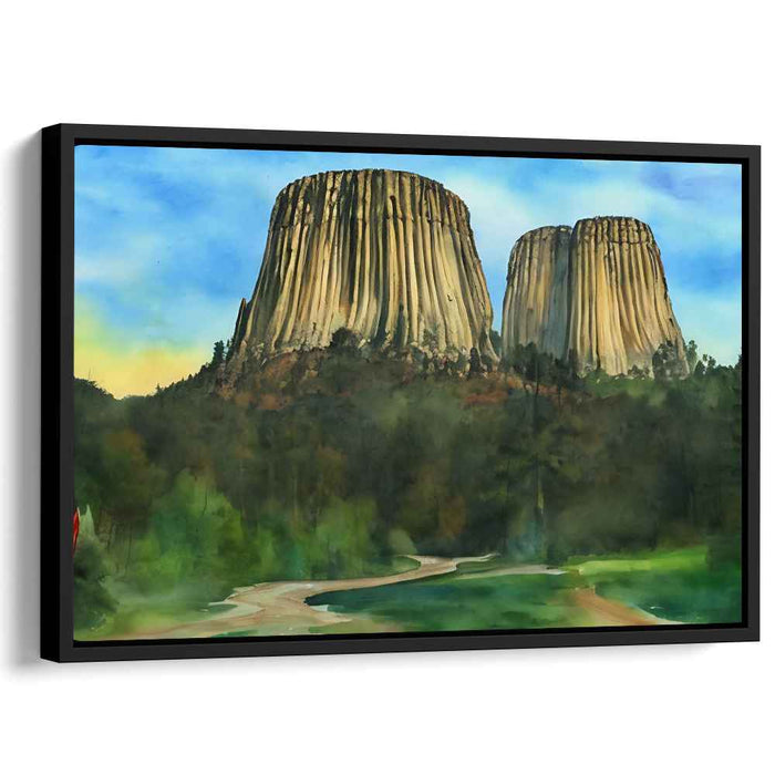 Watercolor Devils Tower #120
