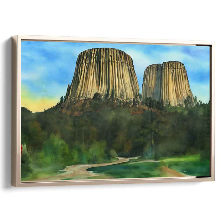 Watercolor Devils Tower #120
