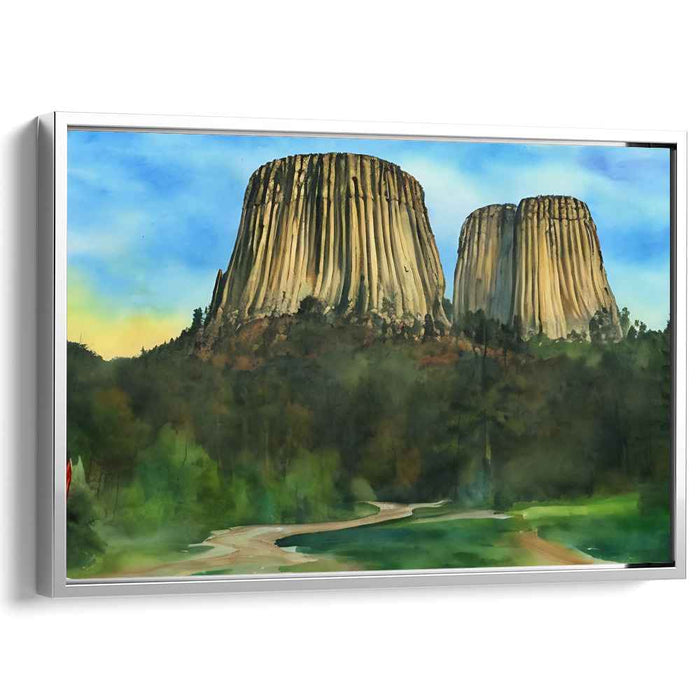 Watercolor Devils Tower #120