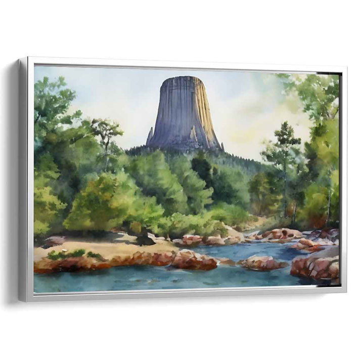Watercolor Devils Tower #126