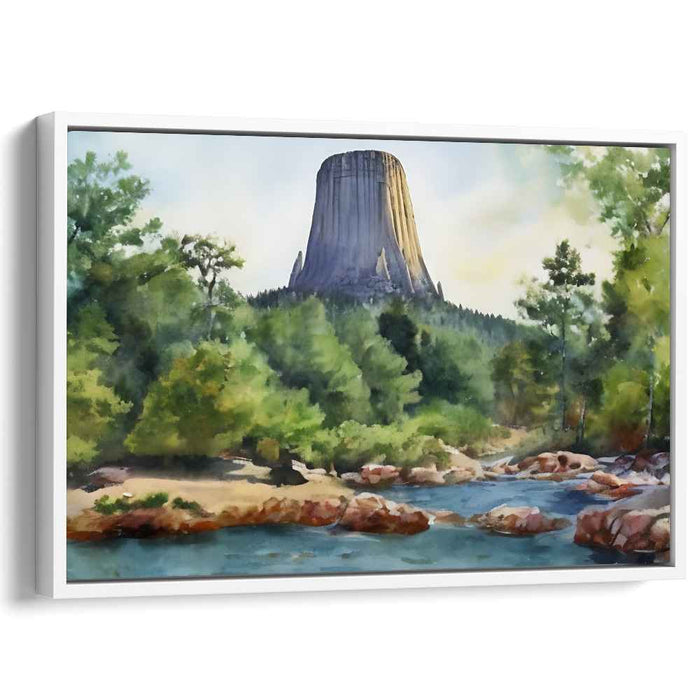 Watercolor Devils Tower #126
