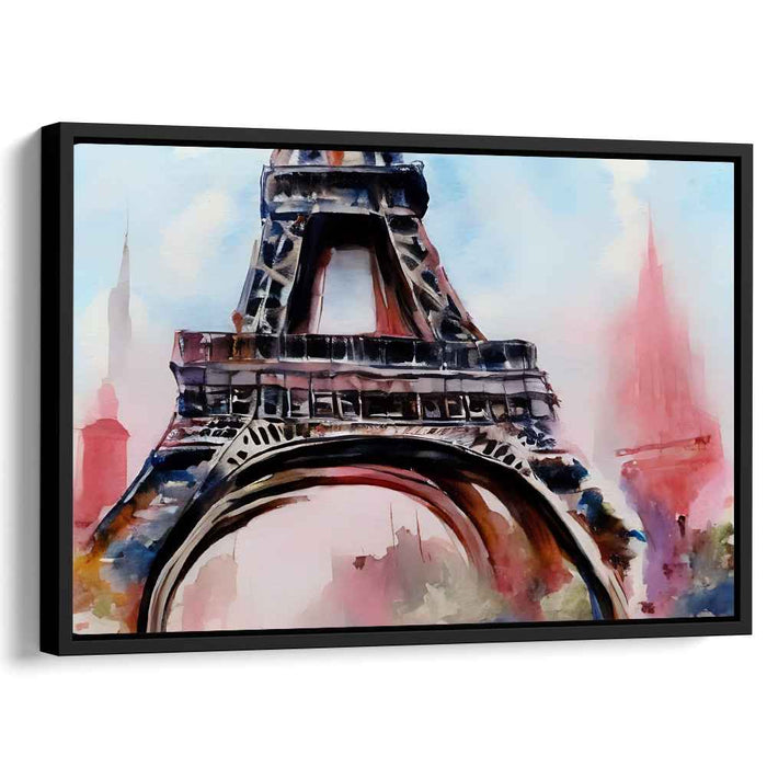Aquarelle Eiffel Dance Mirage: Watercolor Dream of the Eiffel Tower