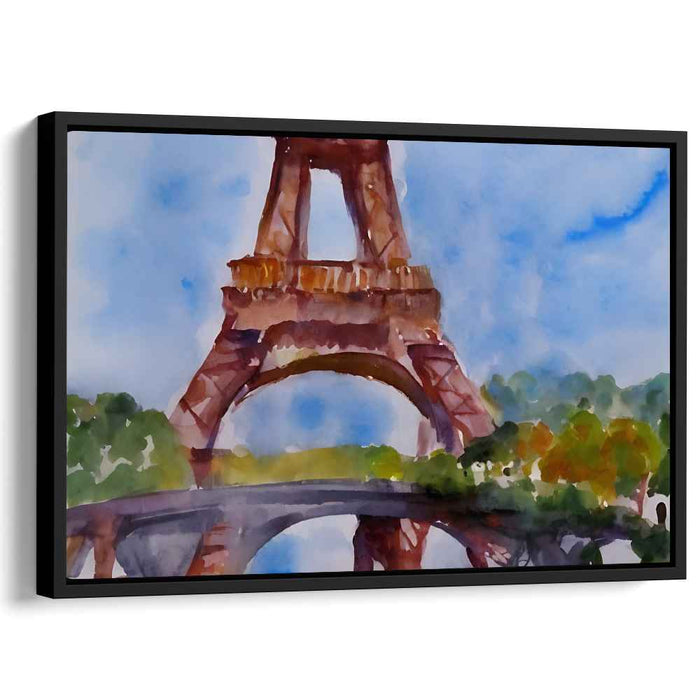 Watercolor Eiffel Tower #114